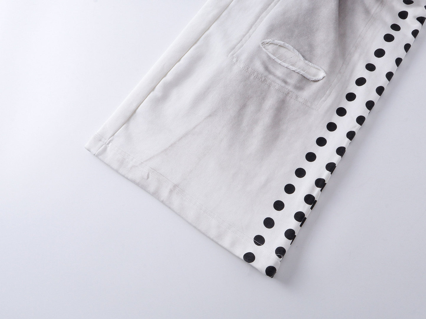 CapCabin “Distressed Sport Wide-Leg Pants”