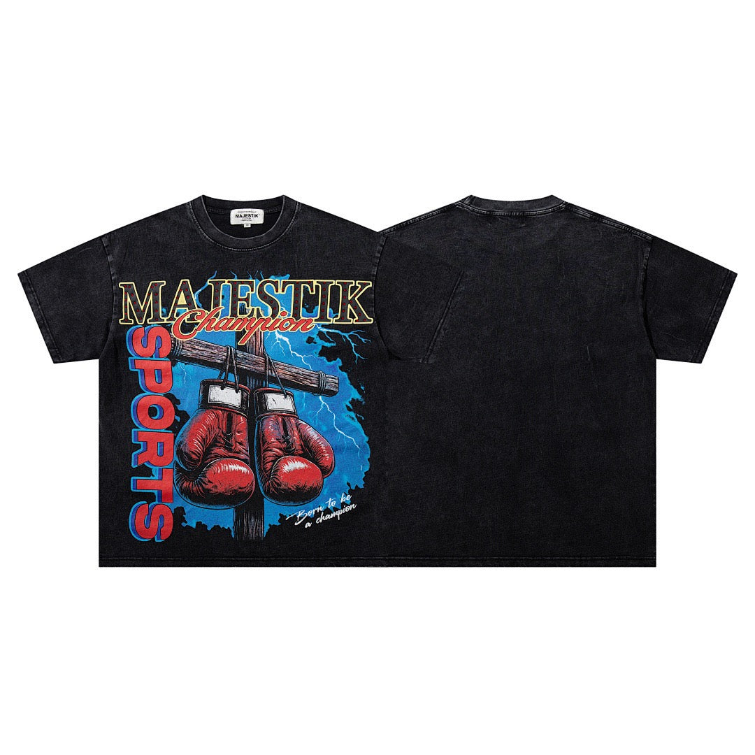 MAJESTIK Champion Sports Graphic T-Shirt