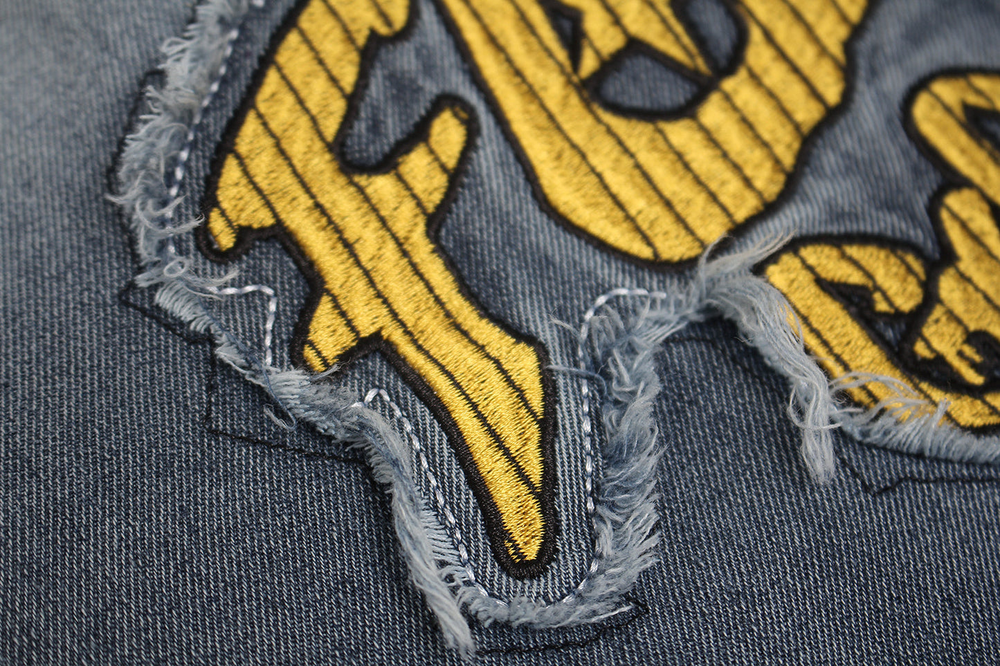 CapCabin Vintage Distressed Embroidery Graphic T-Shirt