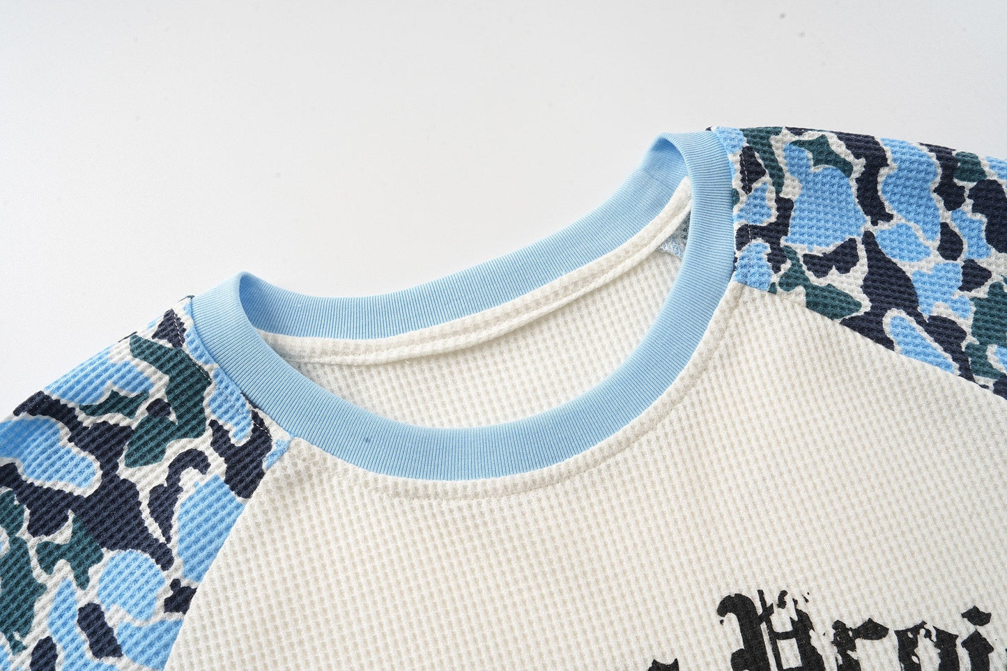 CapCabin Camo Raglan Graphic T-Shirt