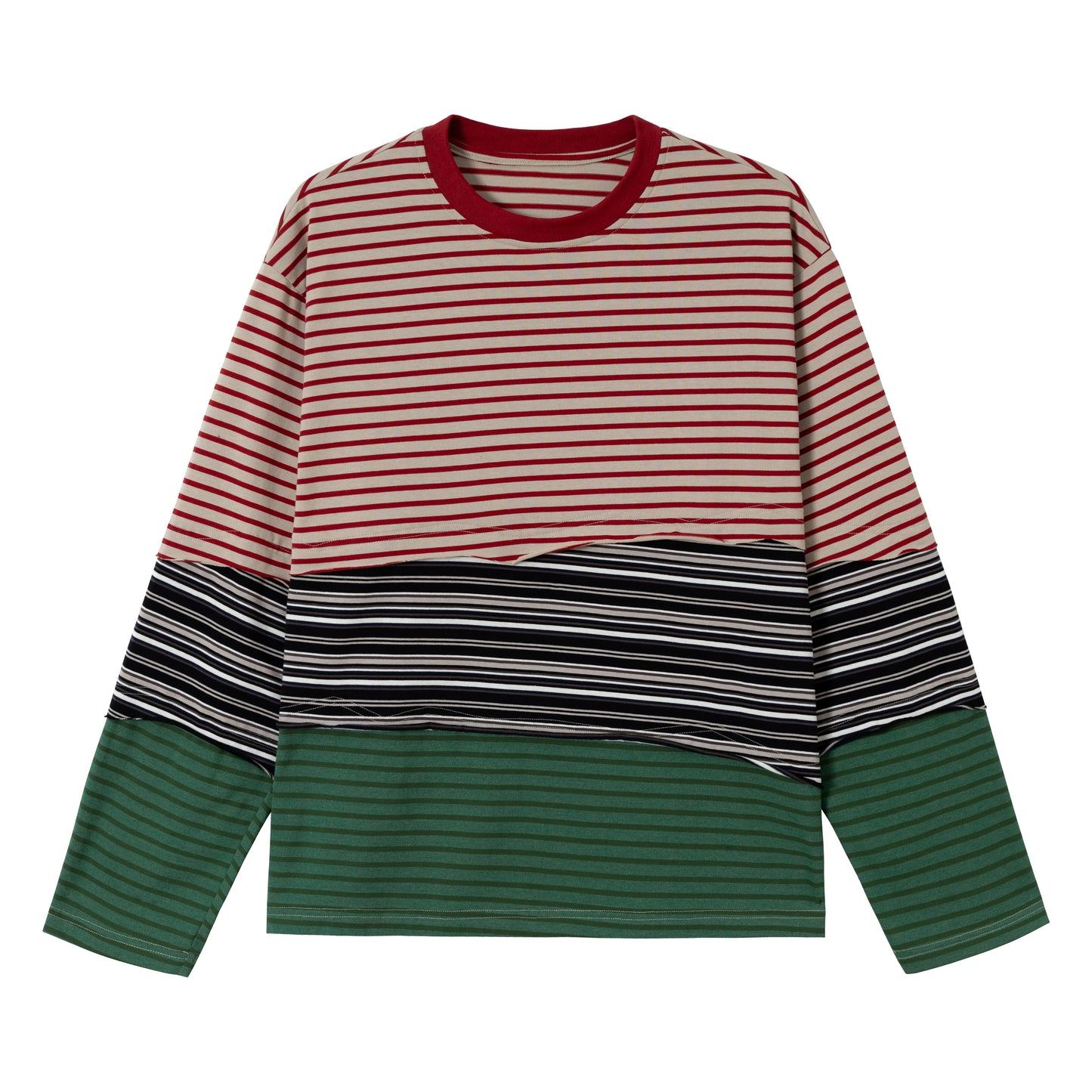 CapCabin Striped Long Sleeve Tee