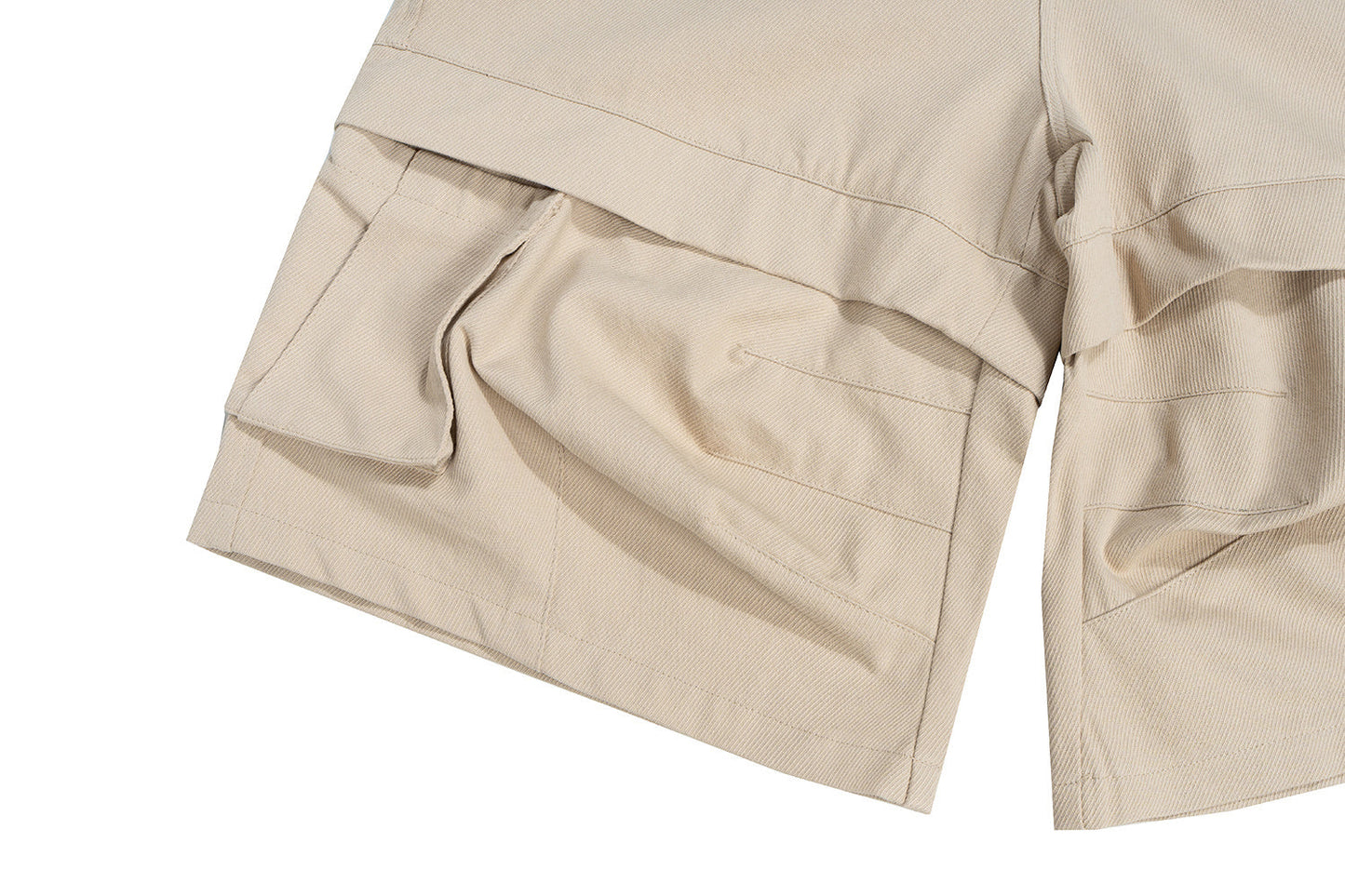 CapCabin Layered Utility Cargo Shorts