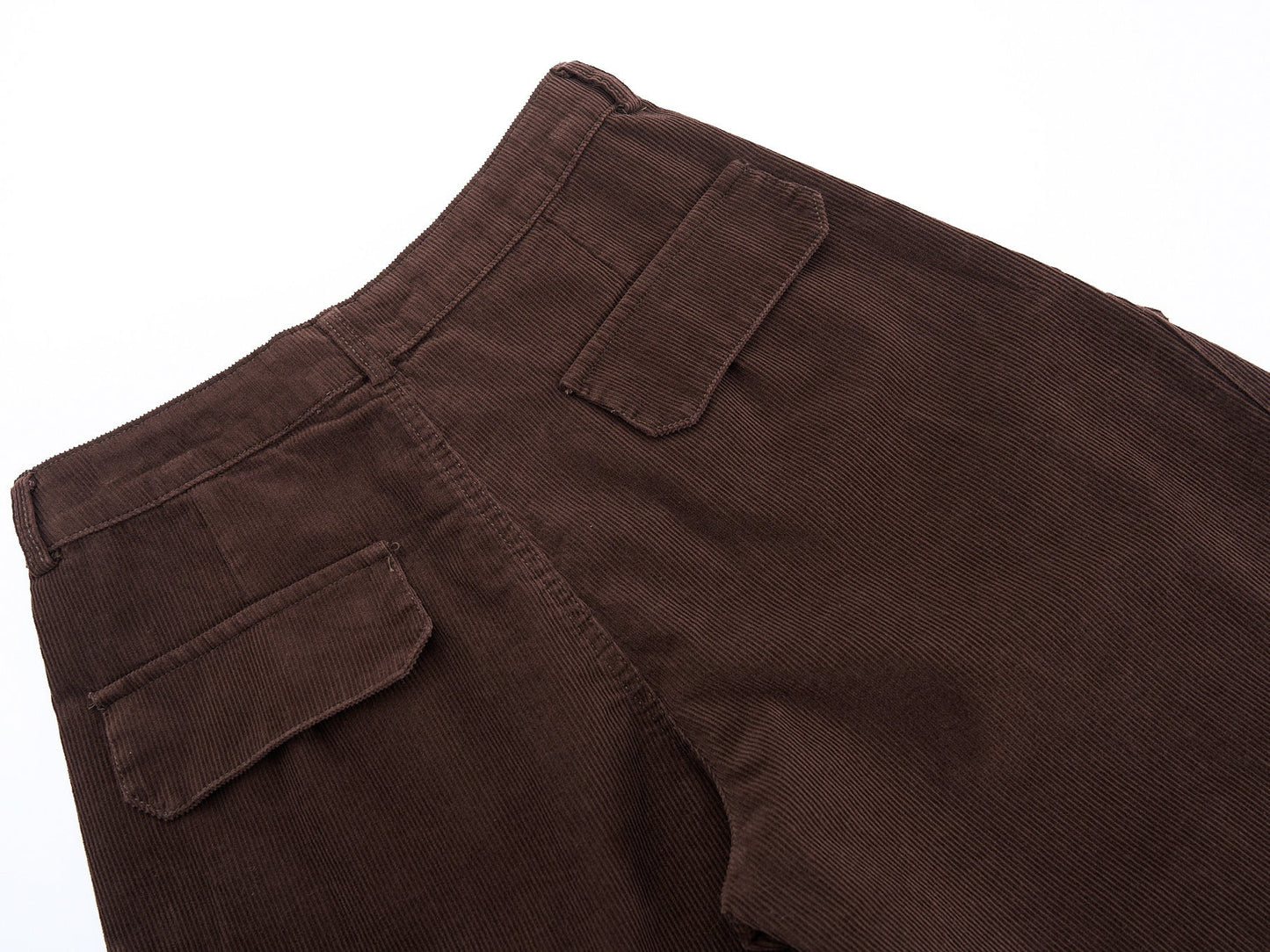 CapCabin Corduroy Cargo Wide-Leg Pants
