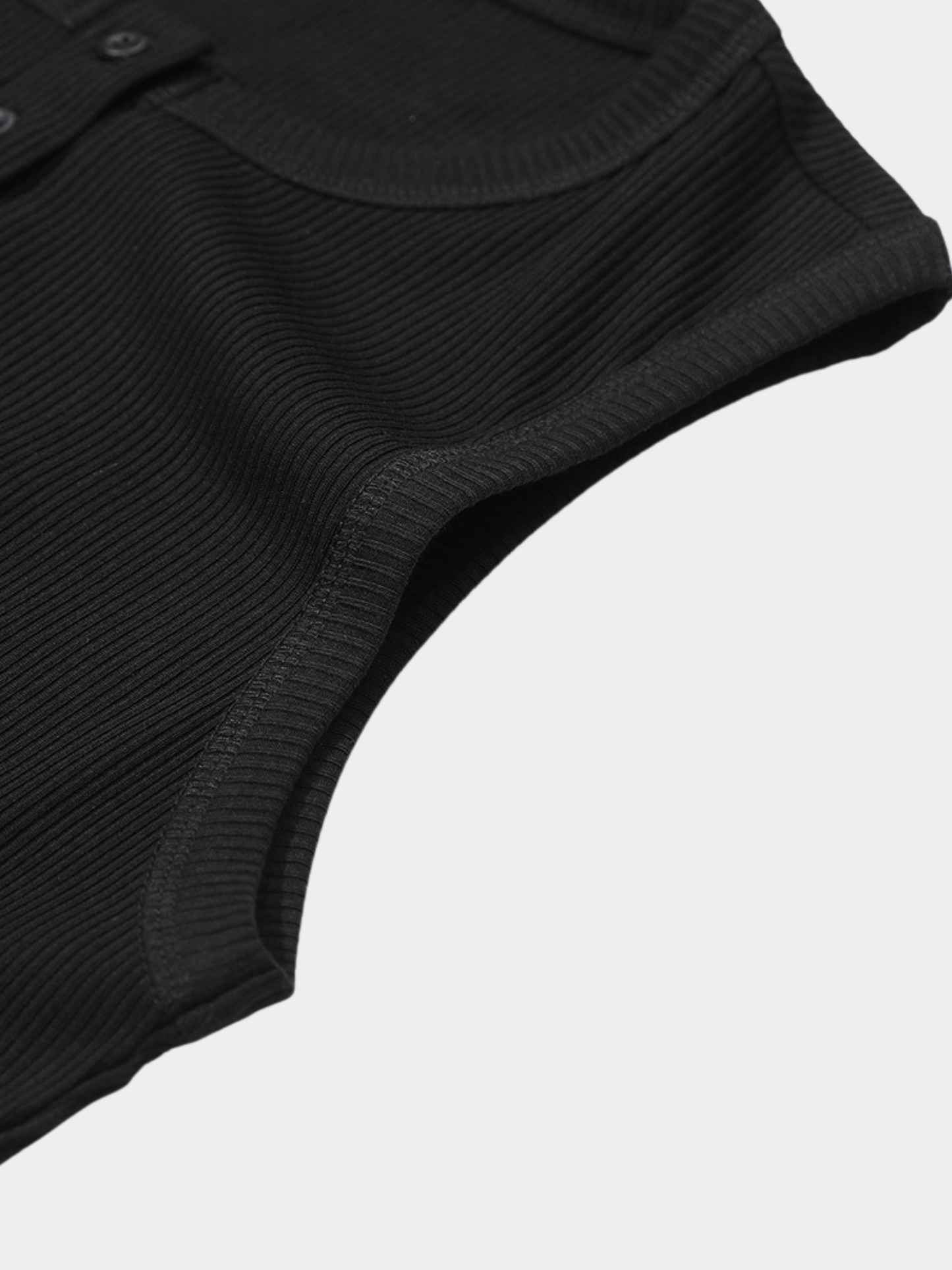 Frostfall - Slim Fit Ribbed Sleeveless Tank Top