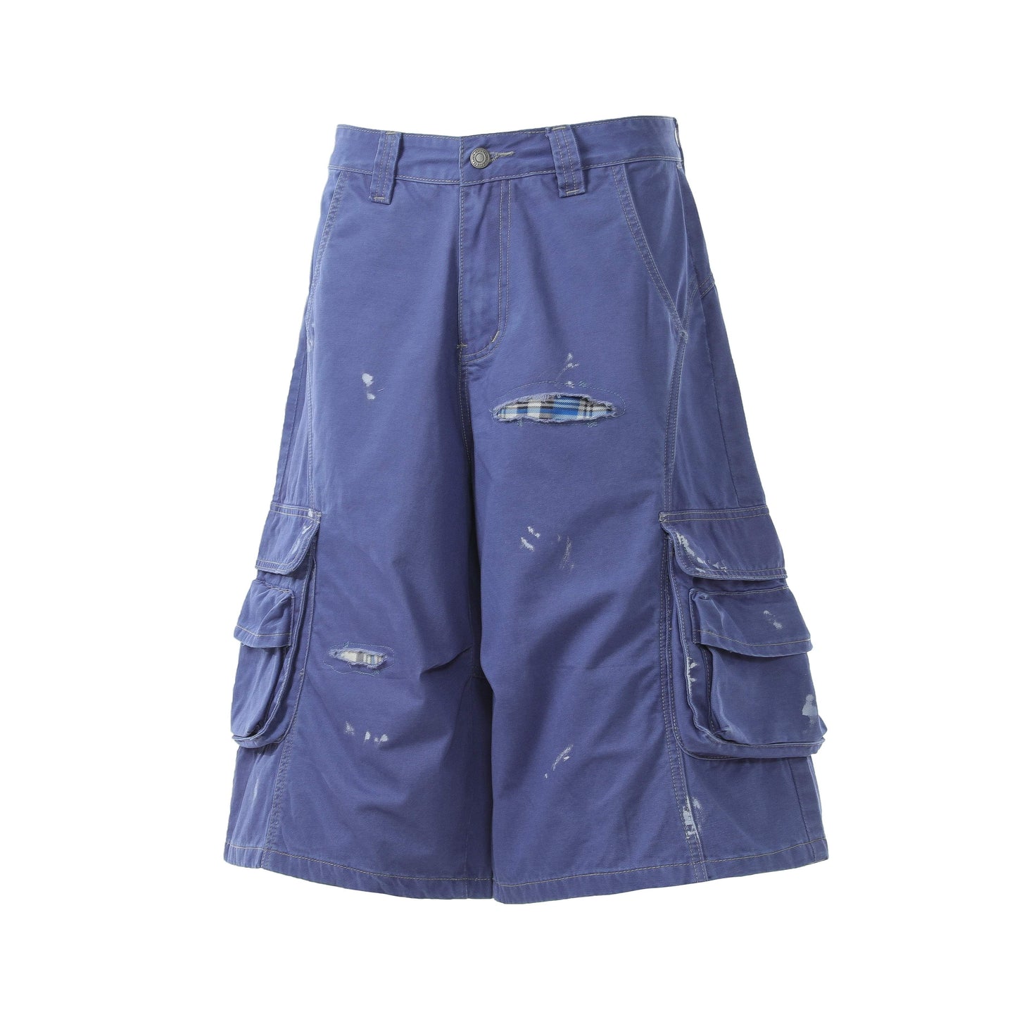 CapCabin “Distressed Utility Cargo Shorts”