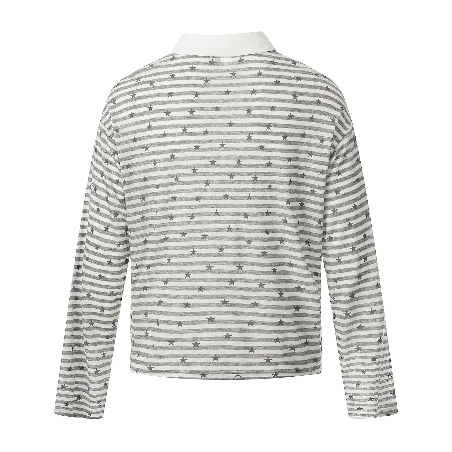 CapCabin “Star Stripe Long Sleeve Polo”