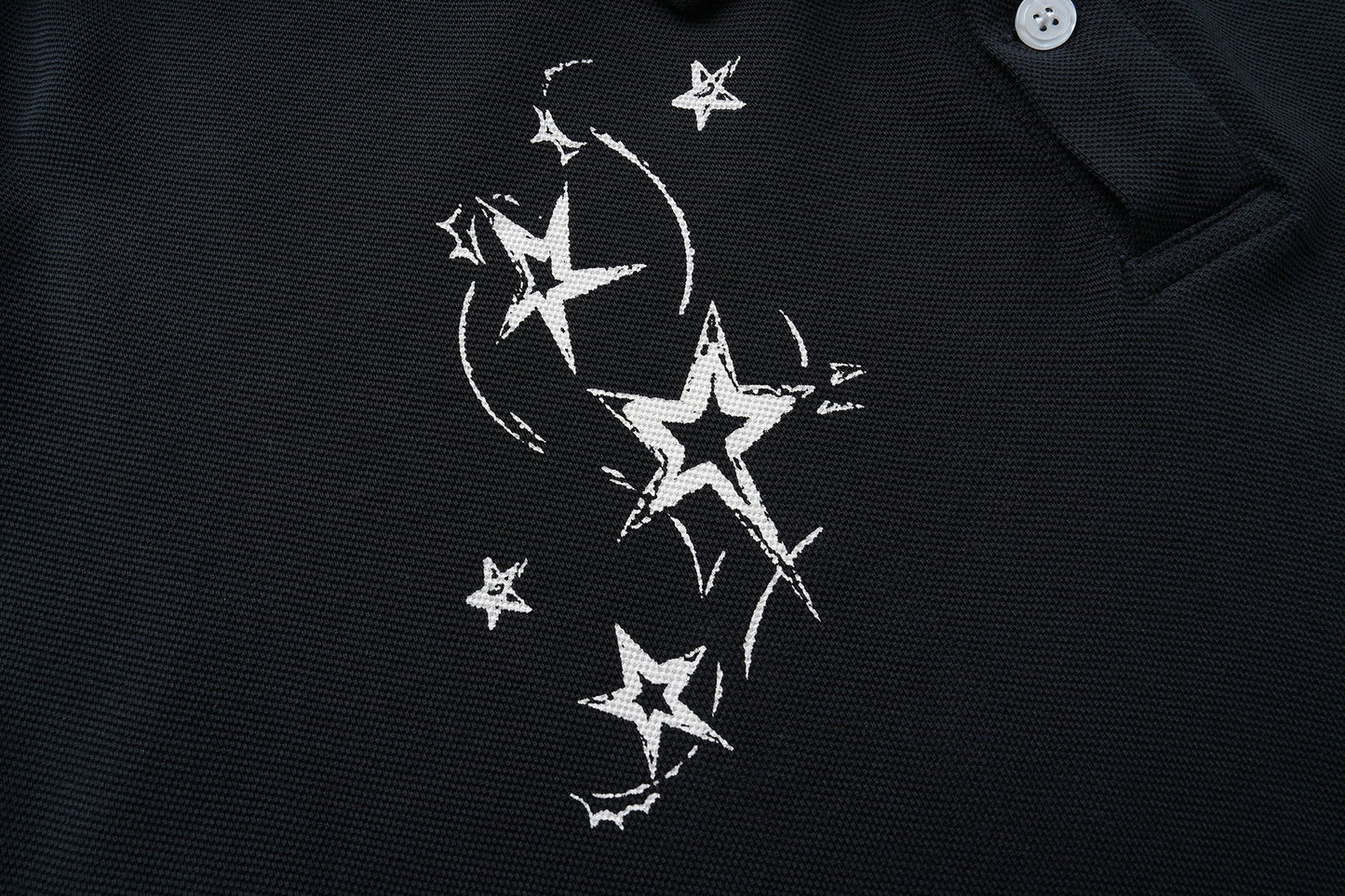 CapCabin Layered Star Polo Tee