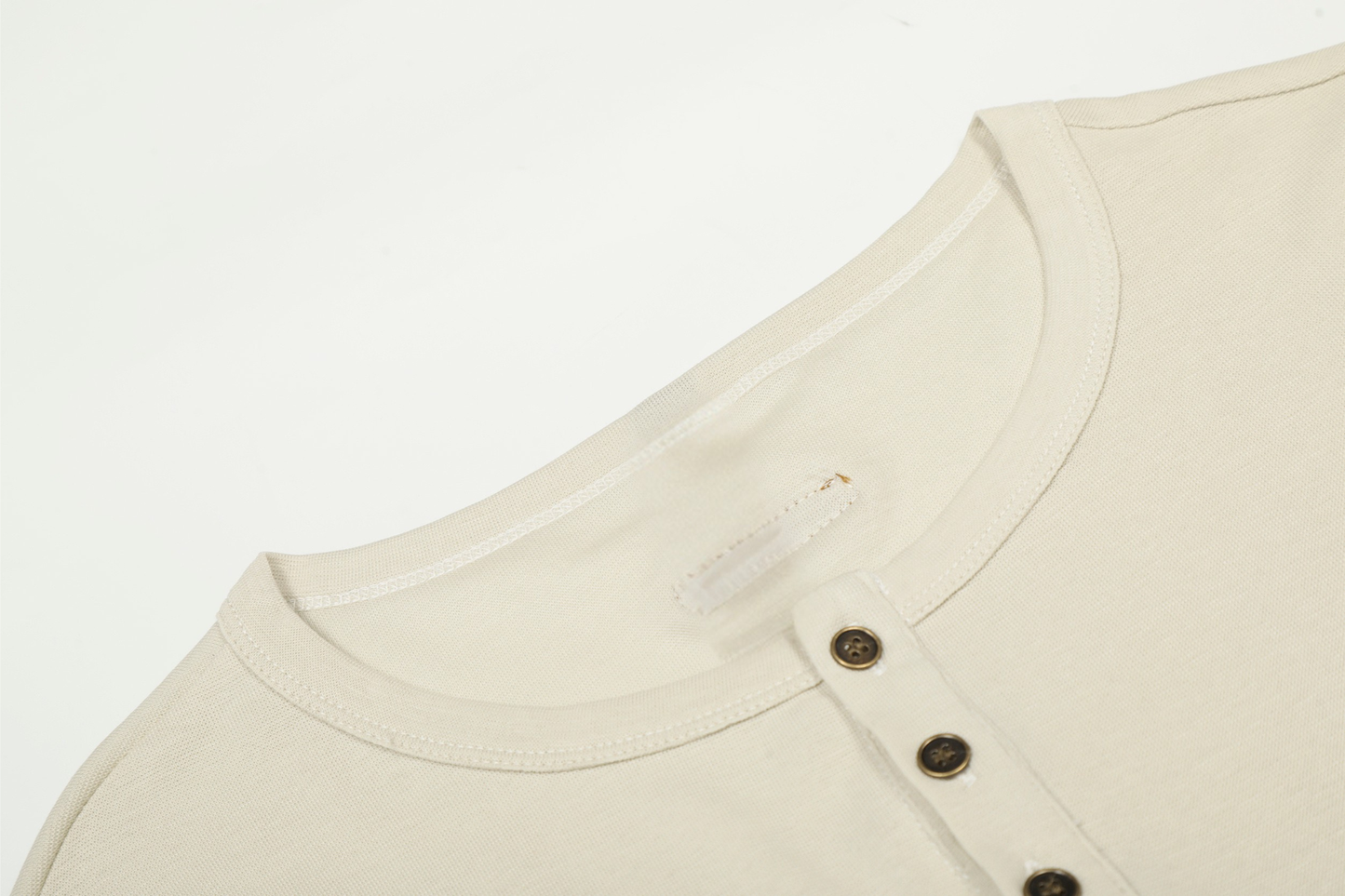 CapCabin Graphic Long Sleeve Henley Tee