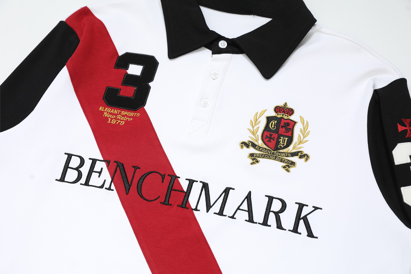CapCabin Heritage Stripe Long Sleeve Polo