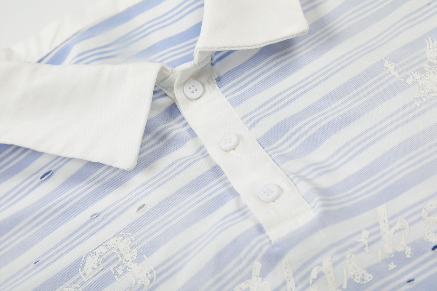 CapCabin Striped Long Sleeve Polo Shirt