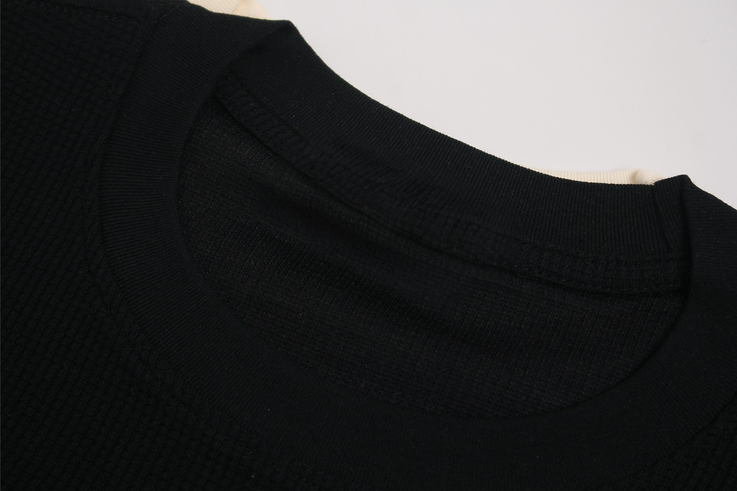 CapCabin Vintage Newspaper Graphic Waffle Tee