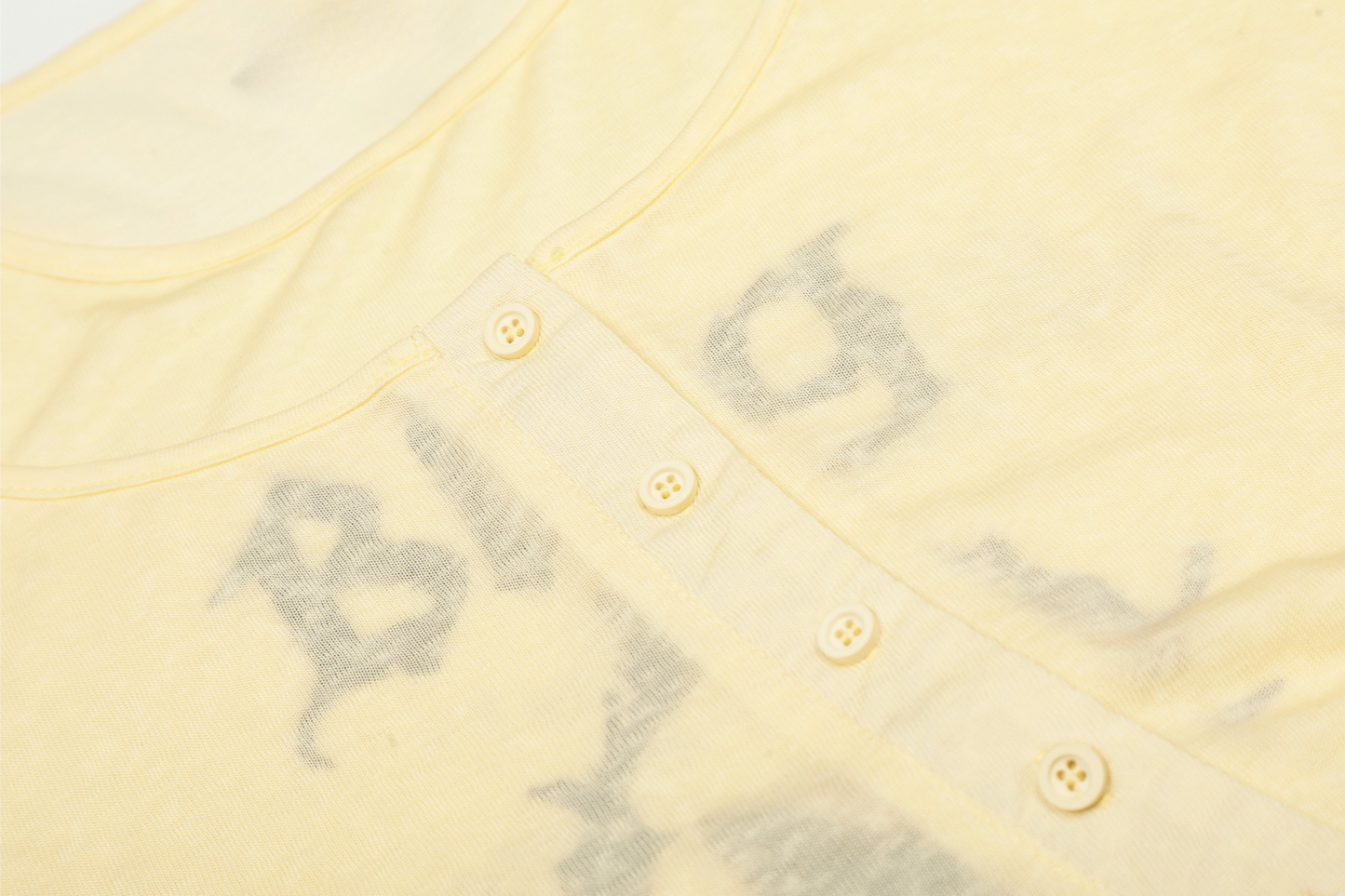 CapCabin Graphic Long Sleeve Henley Tee