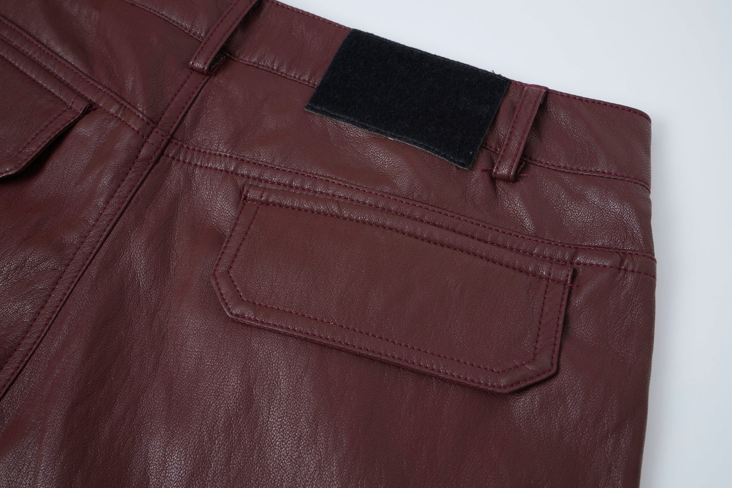 CapCabin Leather Utility Cargo Shorts