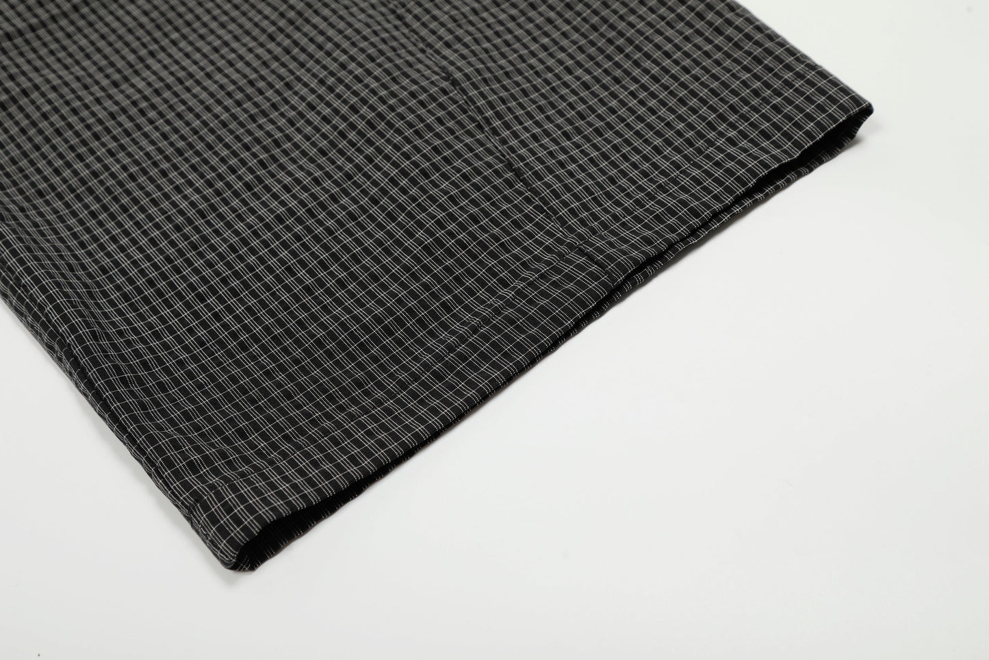 CapCabin Checked Curved-Leg Pants