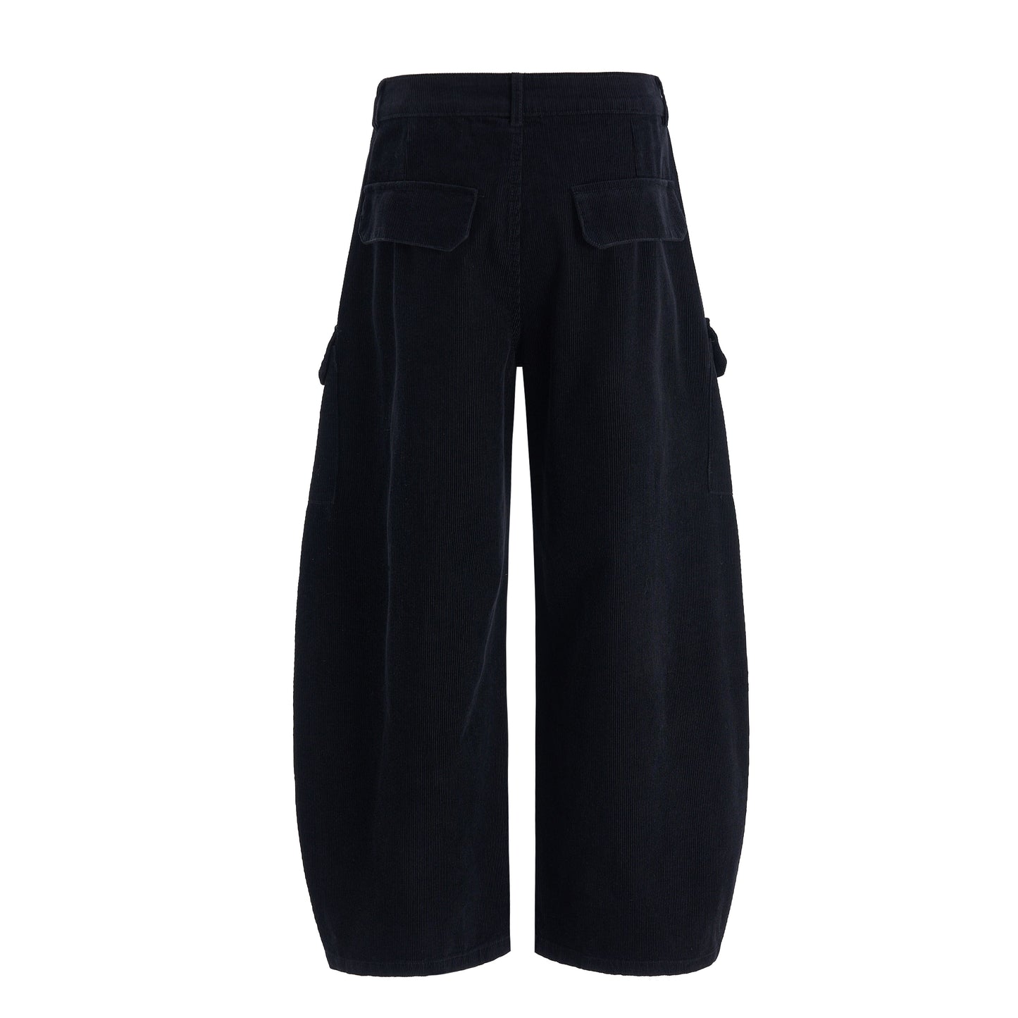 CapCabin Corduroy Cargo Wide-Leg Pants