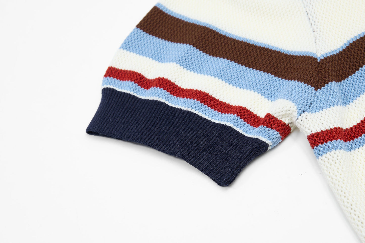 CapCabin “Retro Stripe Knit Polo”