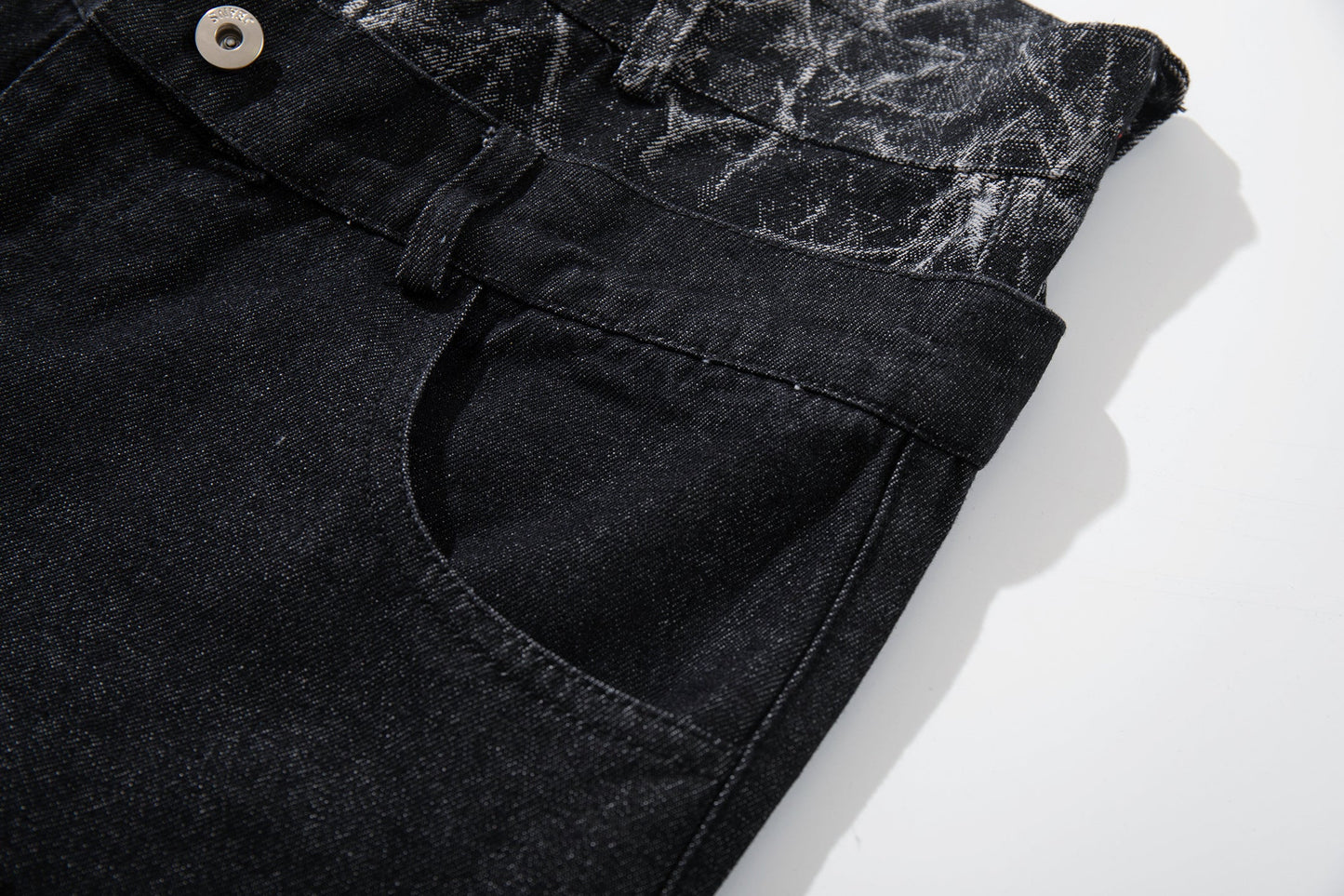 CapCabin Cracked Panel Wide-Leg Pants