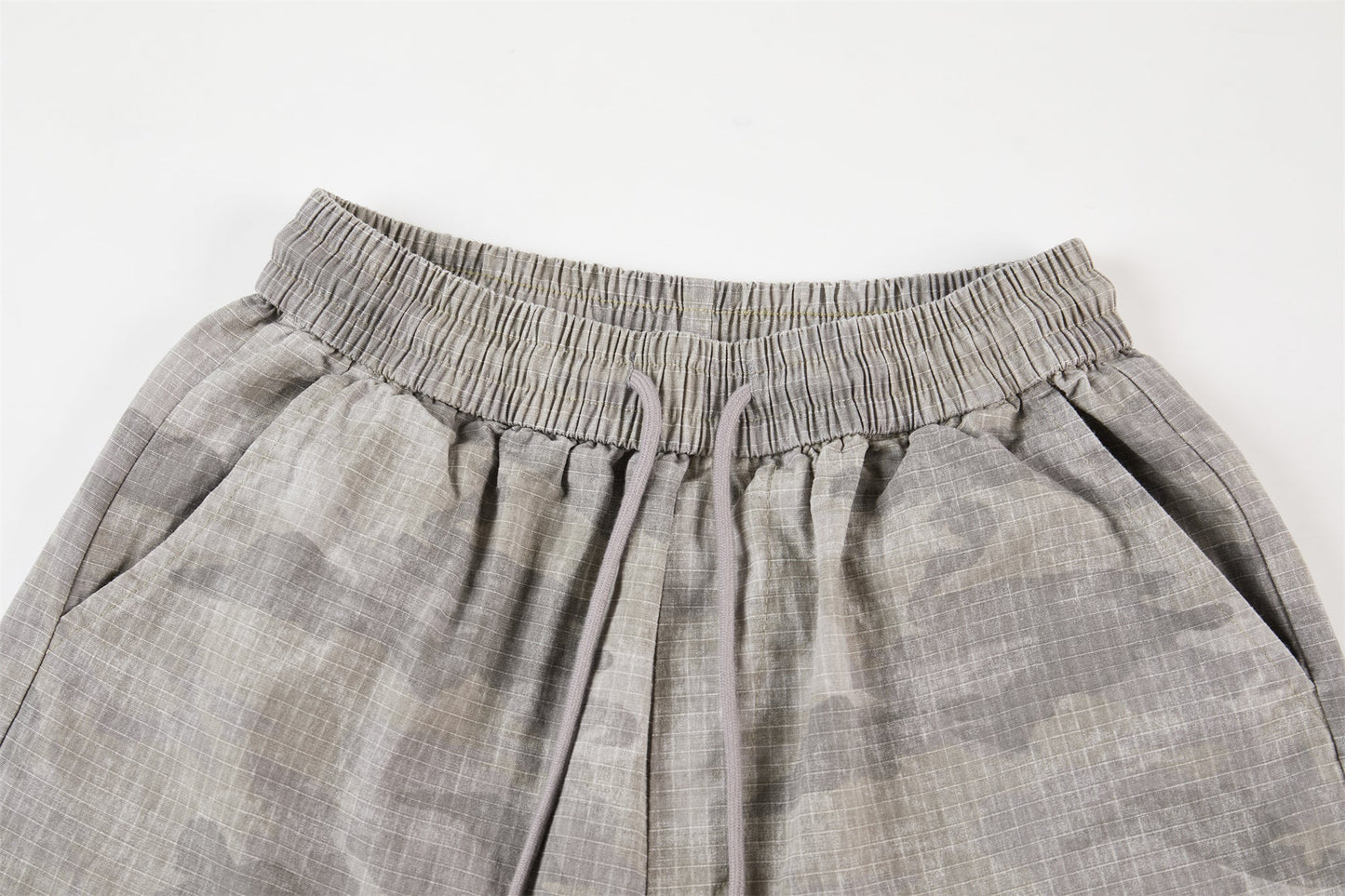 CapCabin Washed Camo Wide-Leg Pants