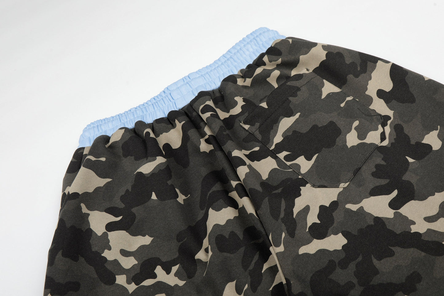 CapCabin Graphic Camo Wide-Leg Sweatpants