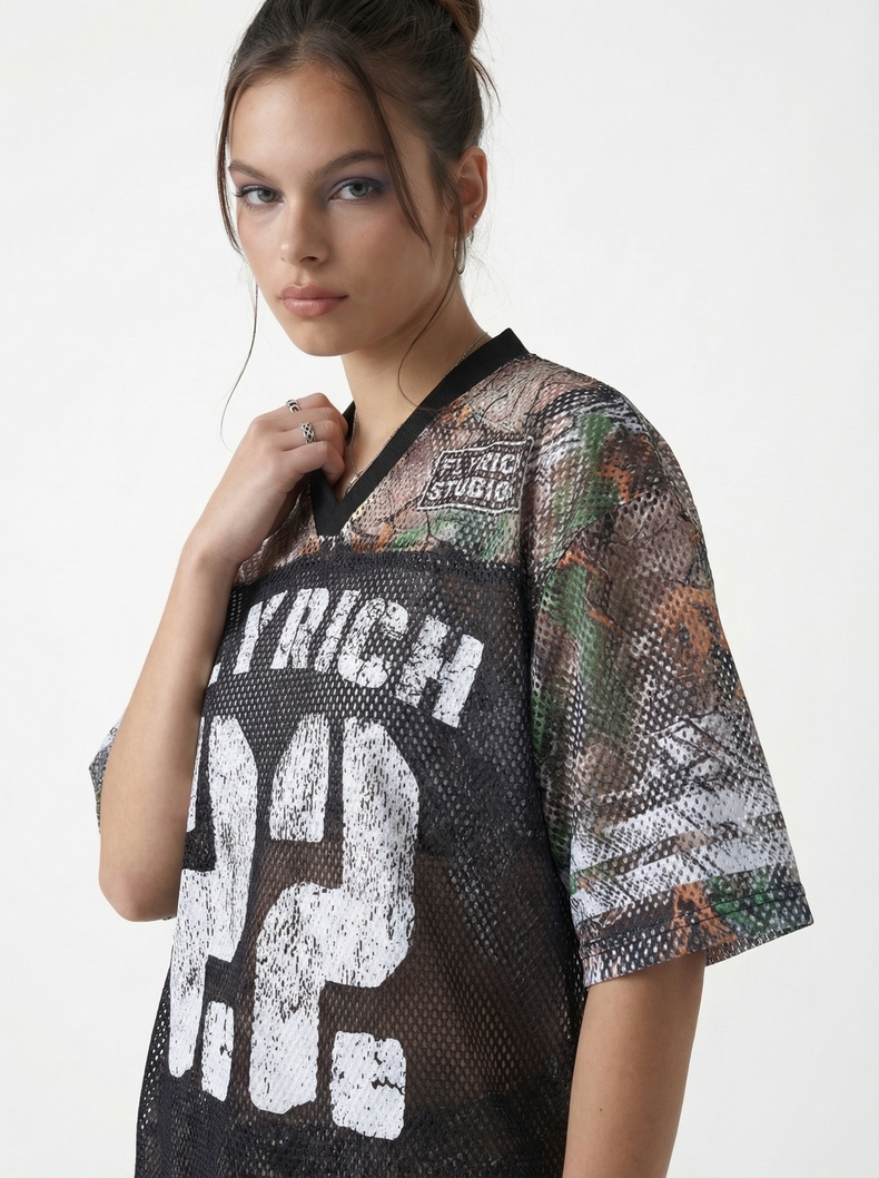 CapCabin “Fly Rich 22” Mesh Jersey T-Shirt