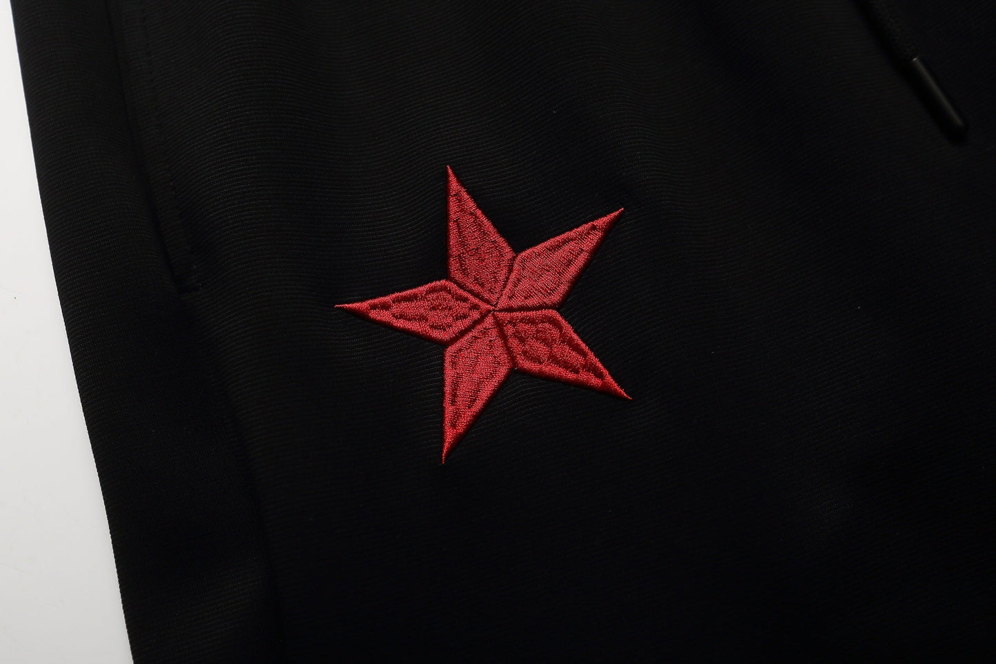 CapCabin Star Embroidery Wide-Leg Sweatpants