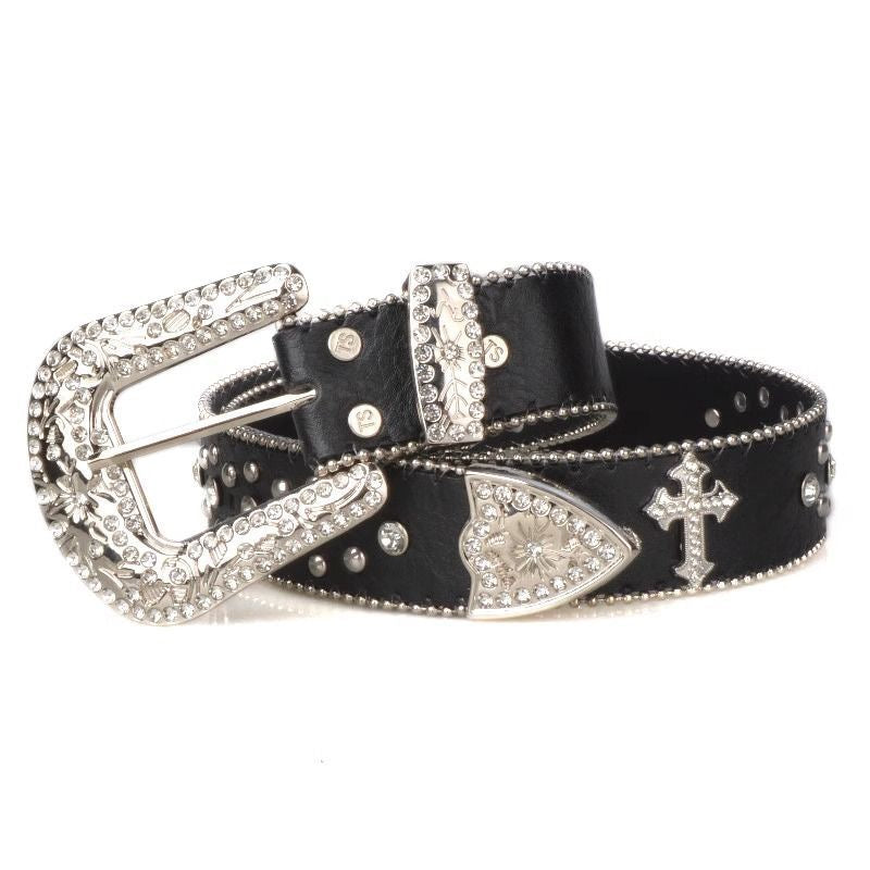 Studded Cross Belt