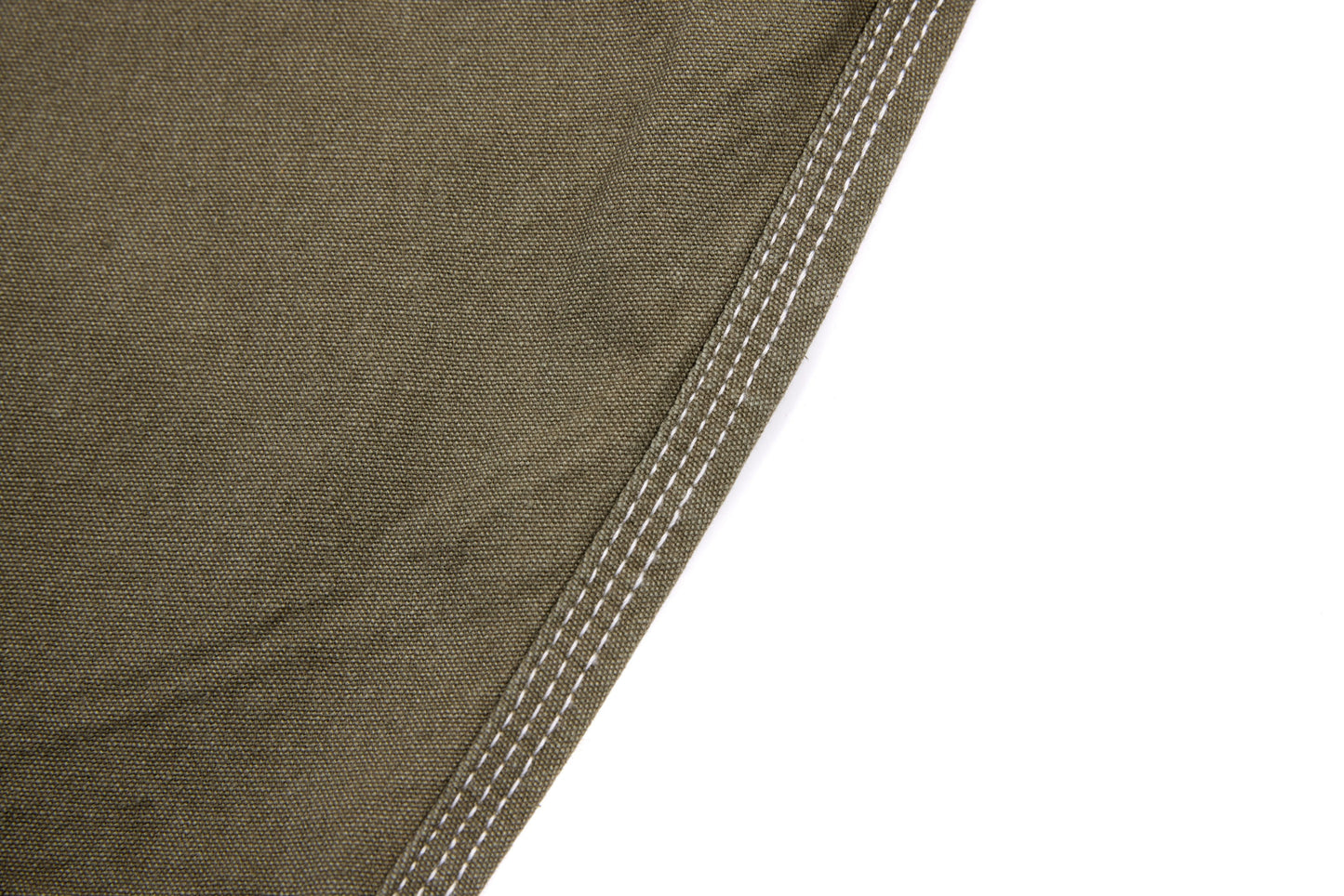 CapCabin Contrast-Stitch Barrel Denim Pants