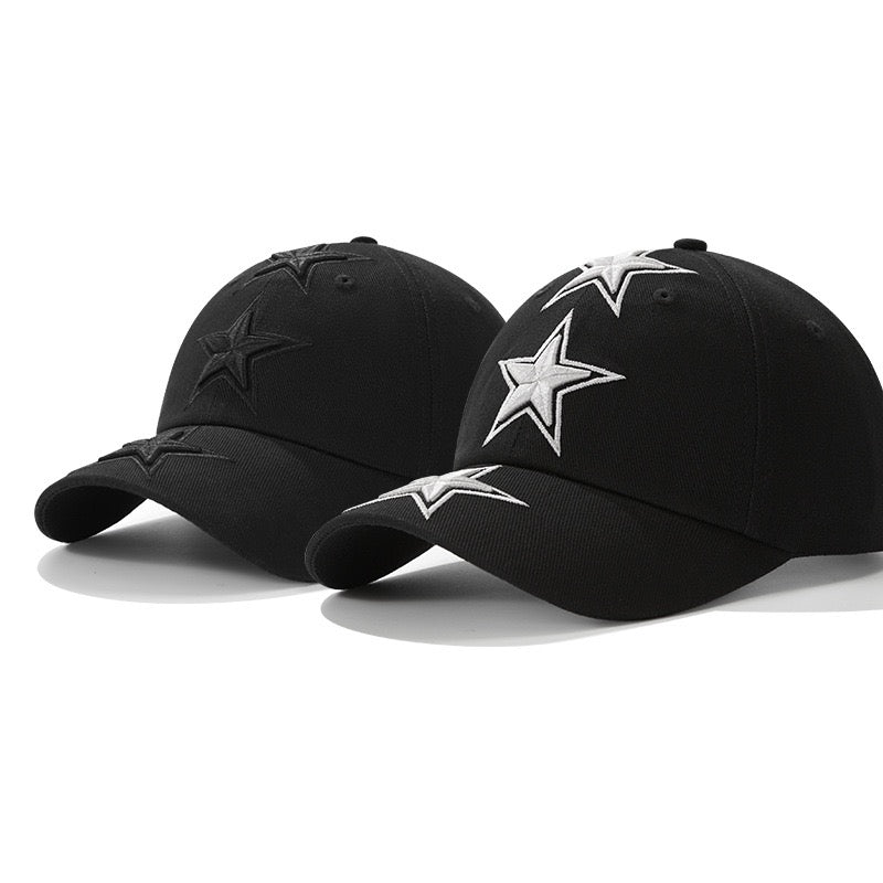 American Streetwear Star 3D Embroidered Baseball Cap
