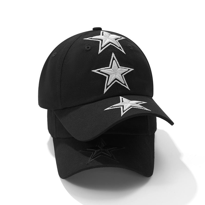 American Streetwear Star 3D Embroidered Baseball Cap