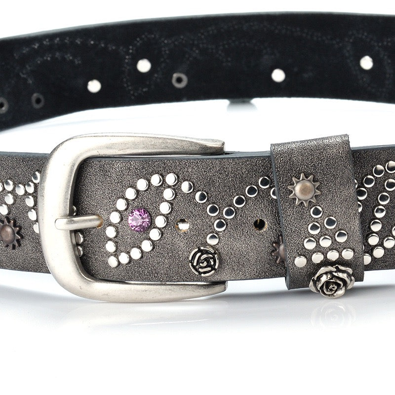 Vintage Fashion Metal Studded Belt