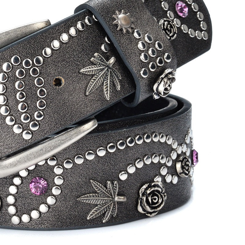 Vintage Fashion Metal Studded Belt