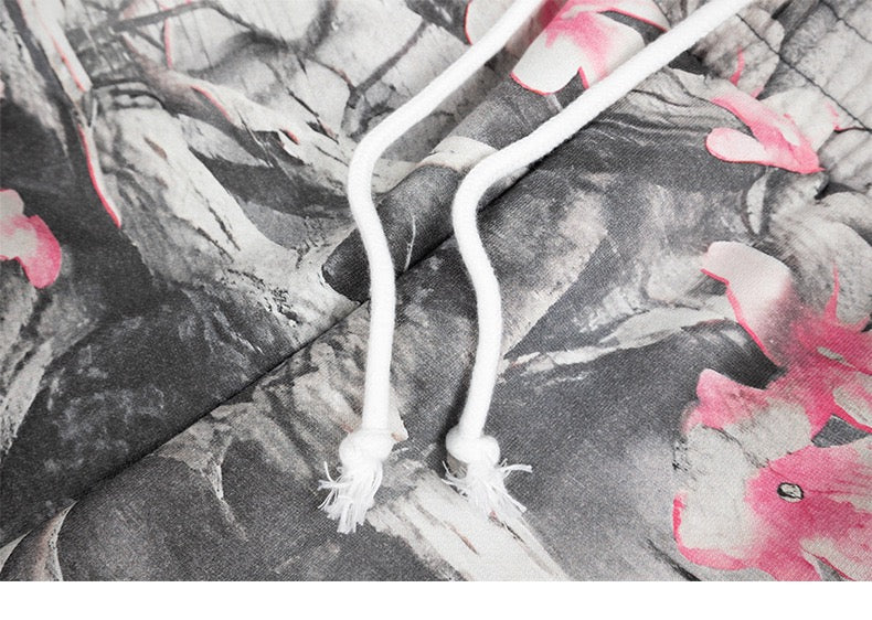 CapCabin Sakura Camo Graphic Sweatpants