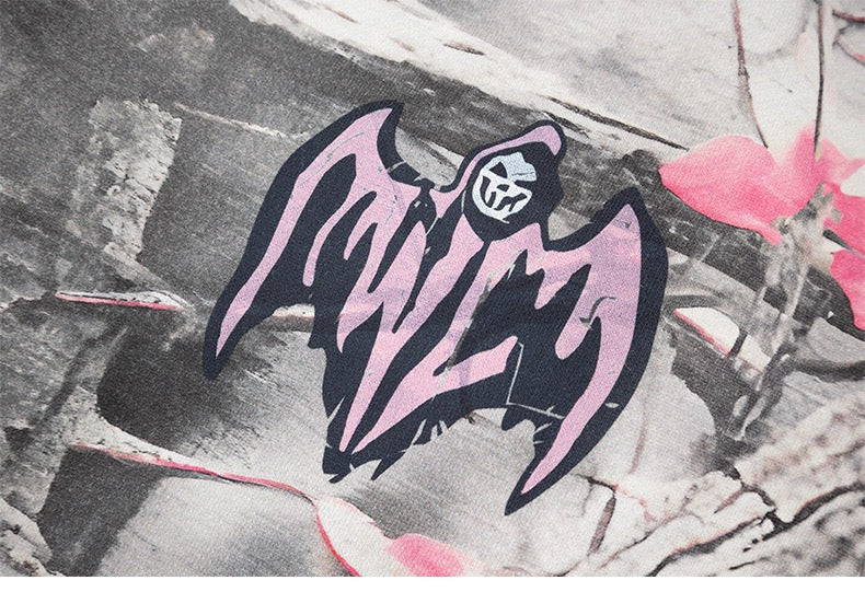 CapCabin Sakura Camo Graphic Sweatpants