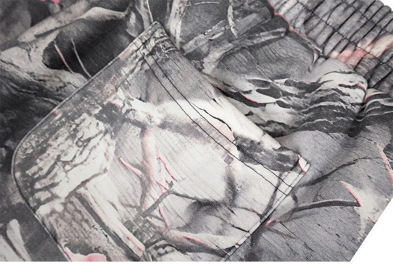 CapCabin Sakura Camo Graphic Sweatpants
