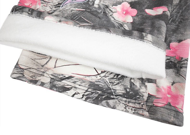 CapCabin Sakura Camo Graphic Sweatpants