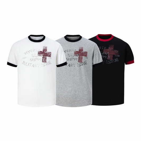 CapCabin Cross Graphic Ringer T-Shirt