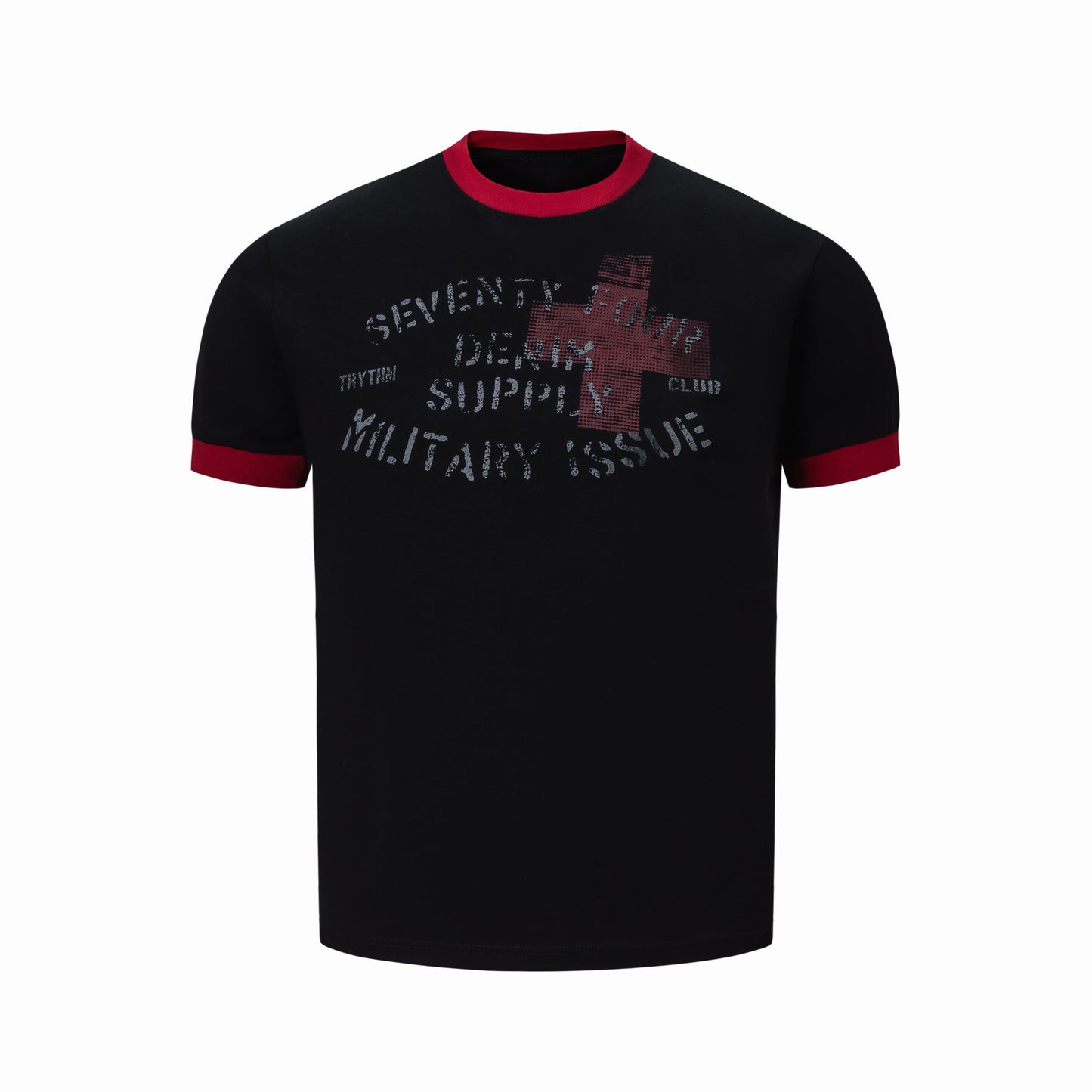 CapCabin Cross Graphic Ringer T-Shirt