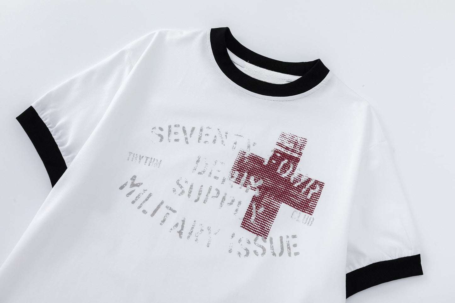 CapCabin Cross Graphic Ringer T-Shirt