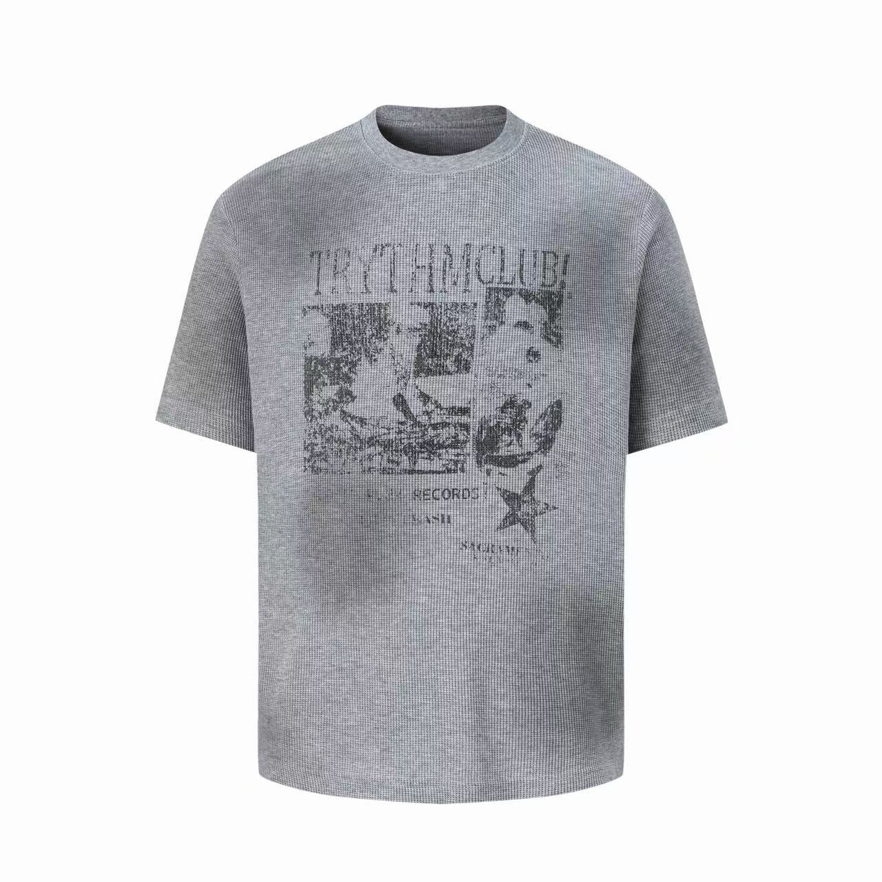 CapCabin Vintage Graphic Waffle T-Shirt