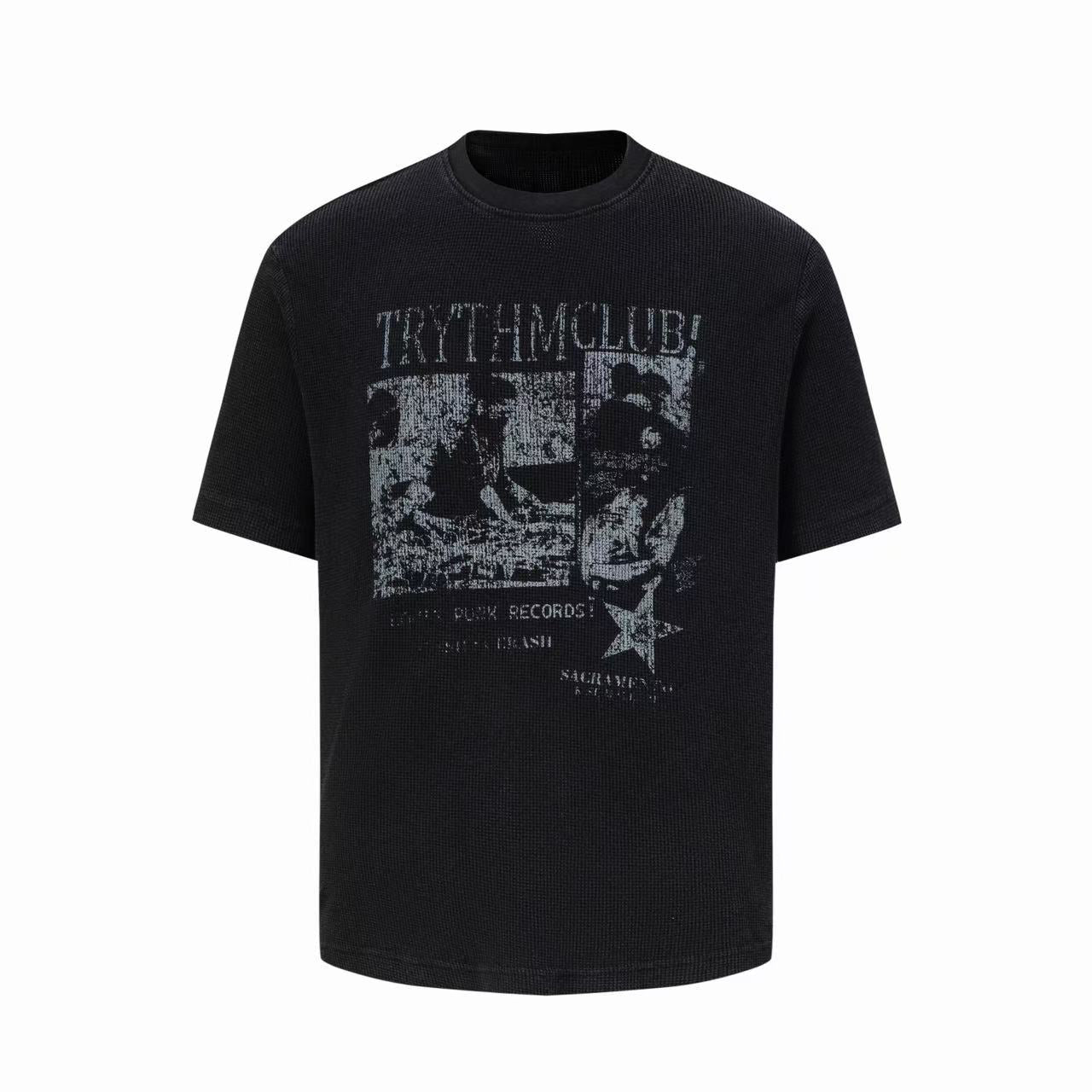CapCabin Vintage Graphic Waffle T-Shirt