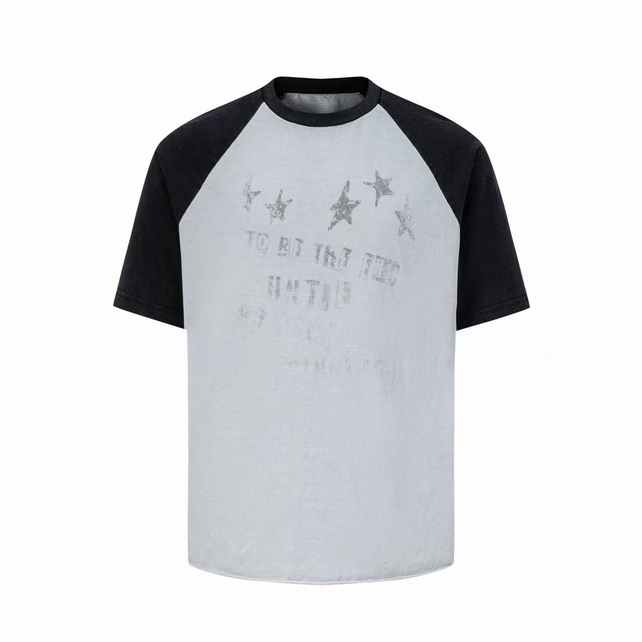 CapCabin Distressed Star Raglan T-Shirt
