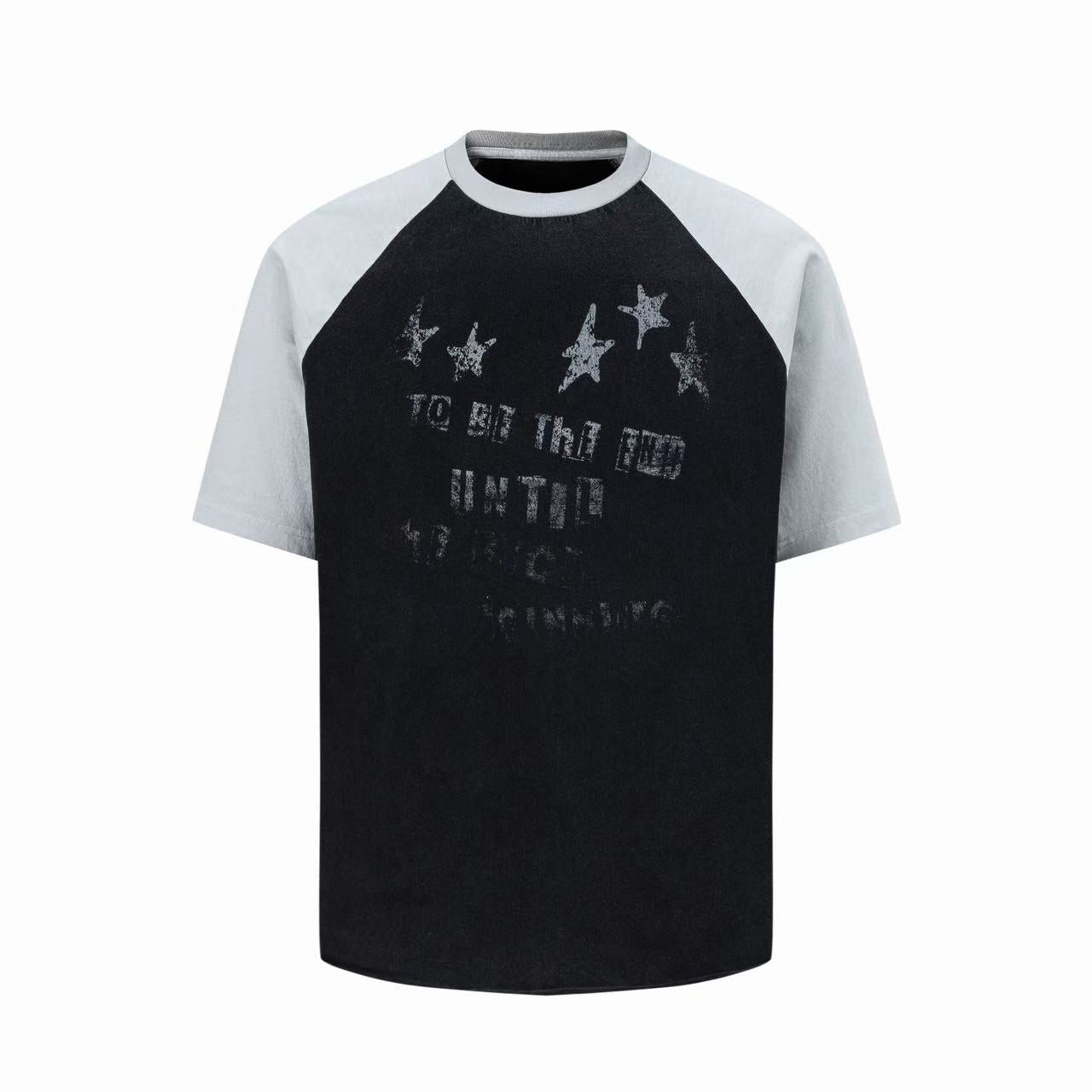 CapCabin Distressed Star Raglan T-Shirt