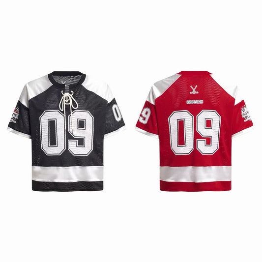 CapCabin Varsity Mesh Jersey T-Shirt
