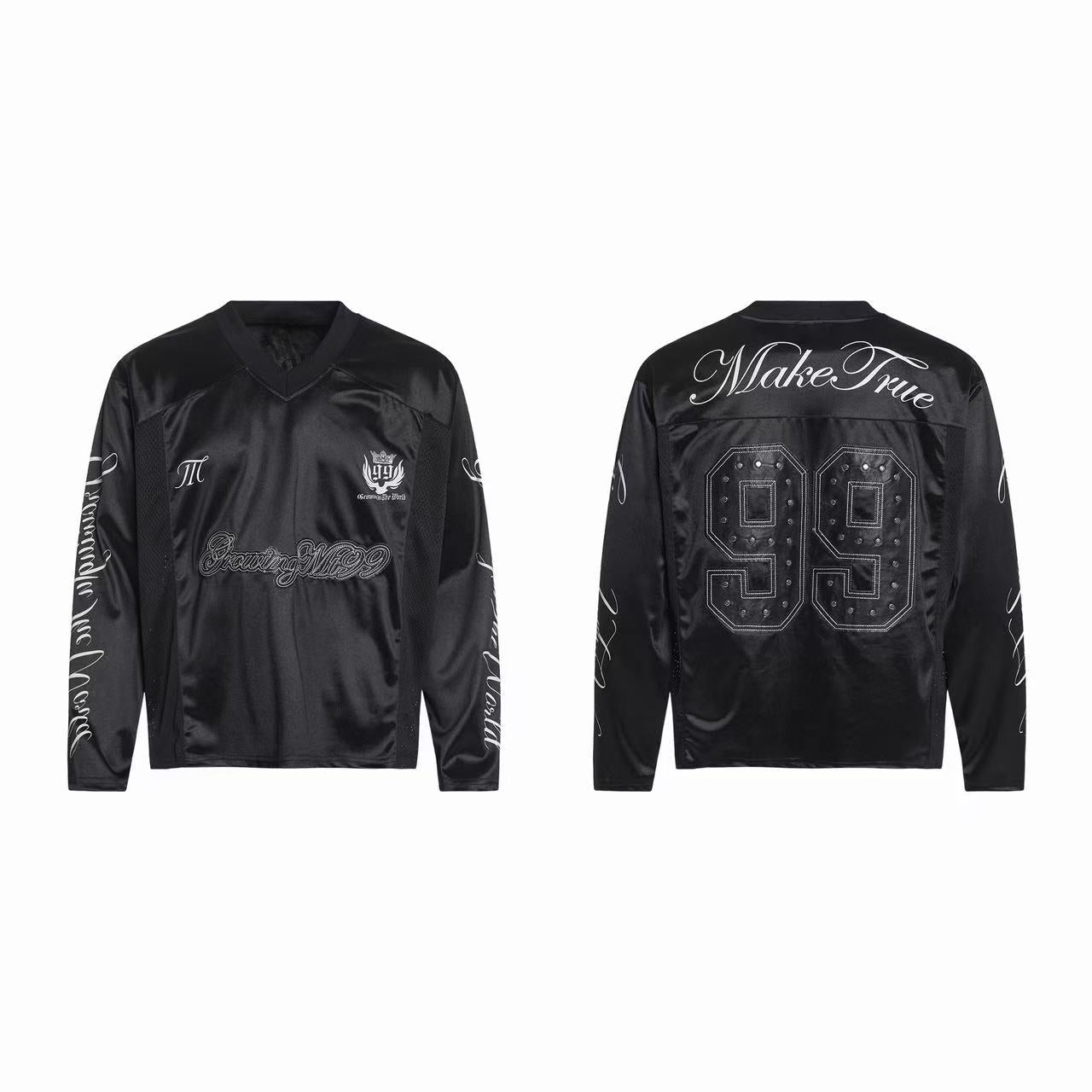 CapCabin Studded Varsity Long Sleeve Jersey