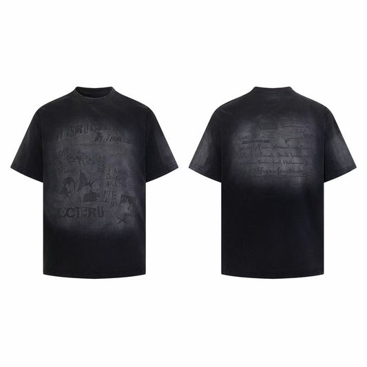 CapCabin “Nocturnal Archive” Washed Tee