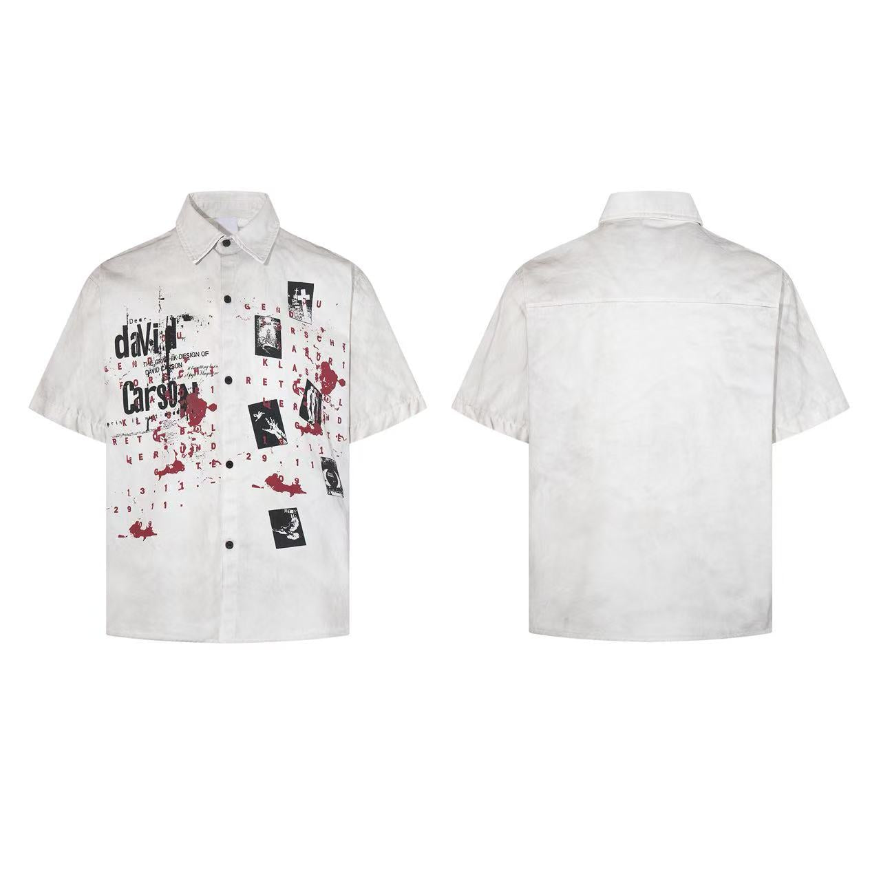 CapCabin “Distorted Archive” Short Sleeve Shirt