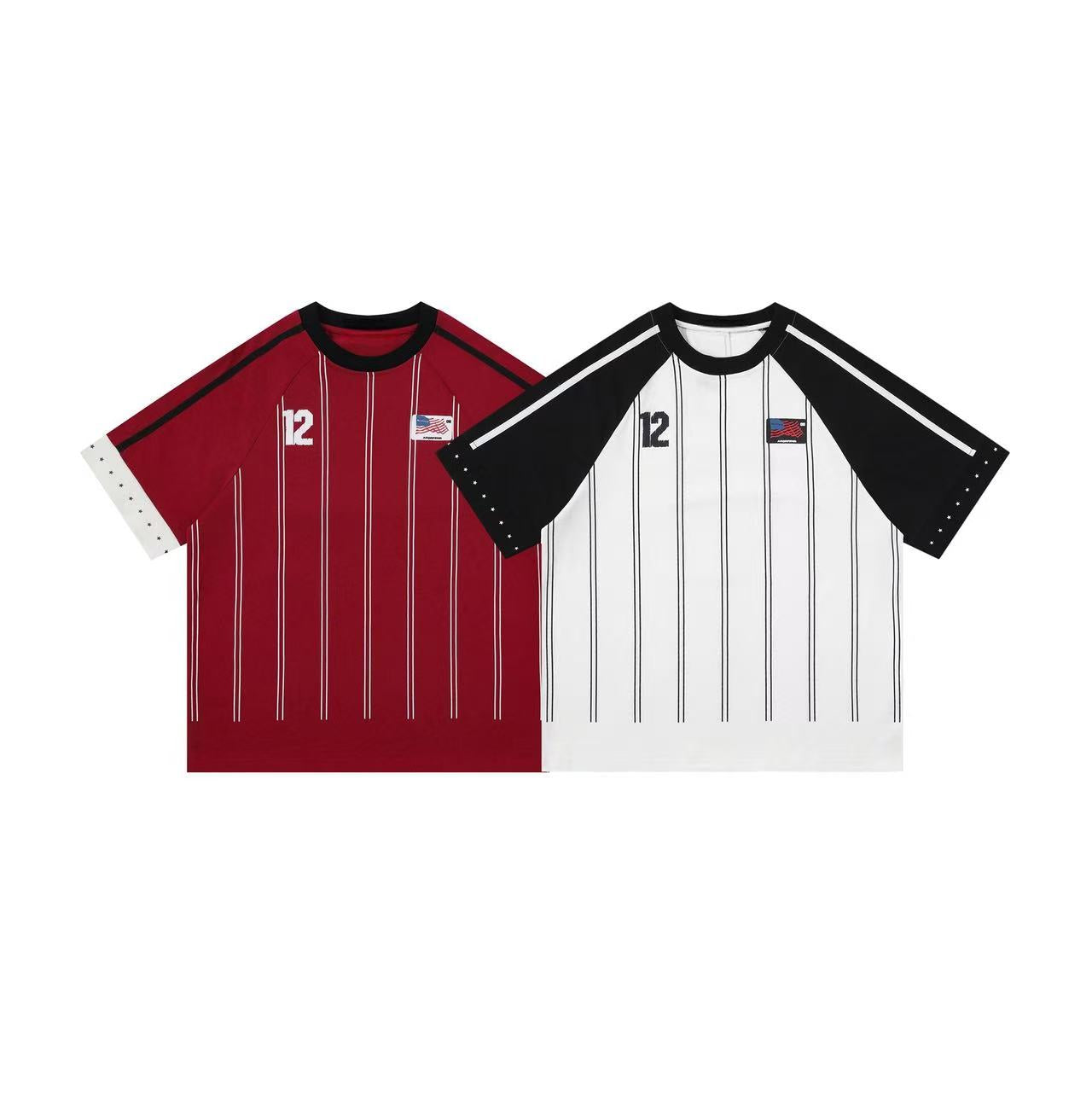 CapCabin “Pinstripe Sport Jersey Tee