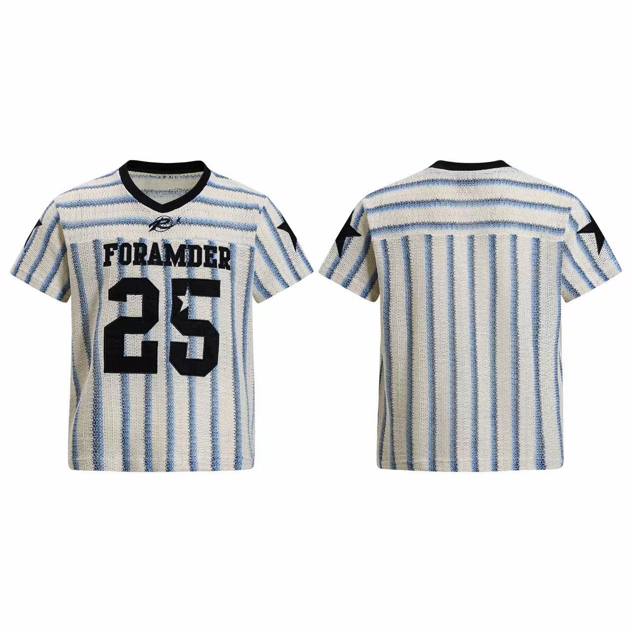 CapCabin “Varsity Stripe Knit Tee”