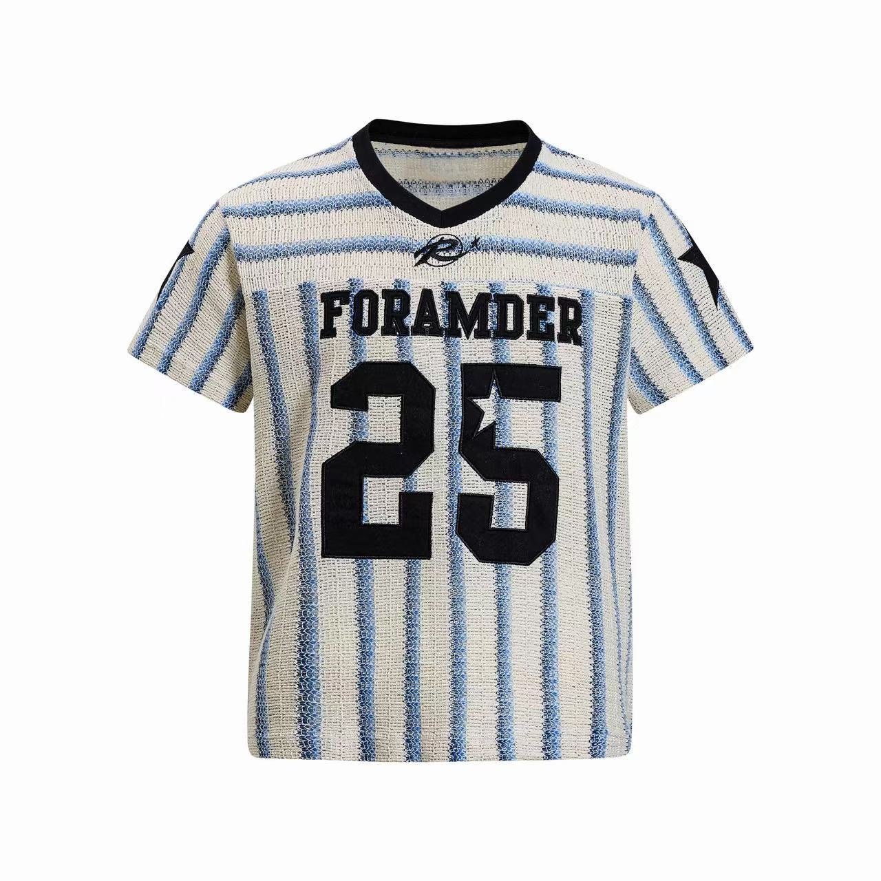 CapCabin “Varsity Stripe Knit Tee”