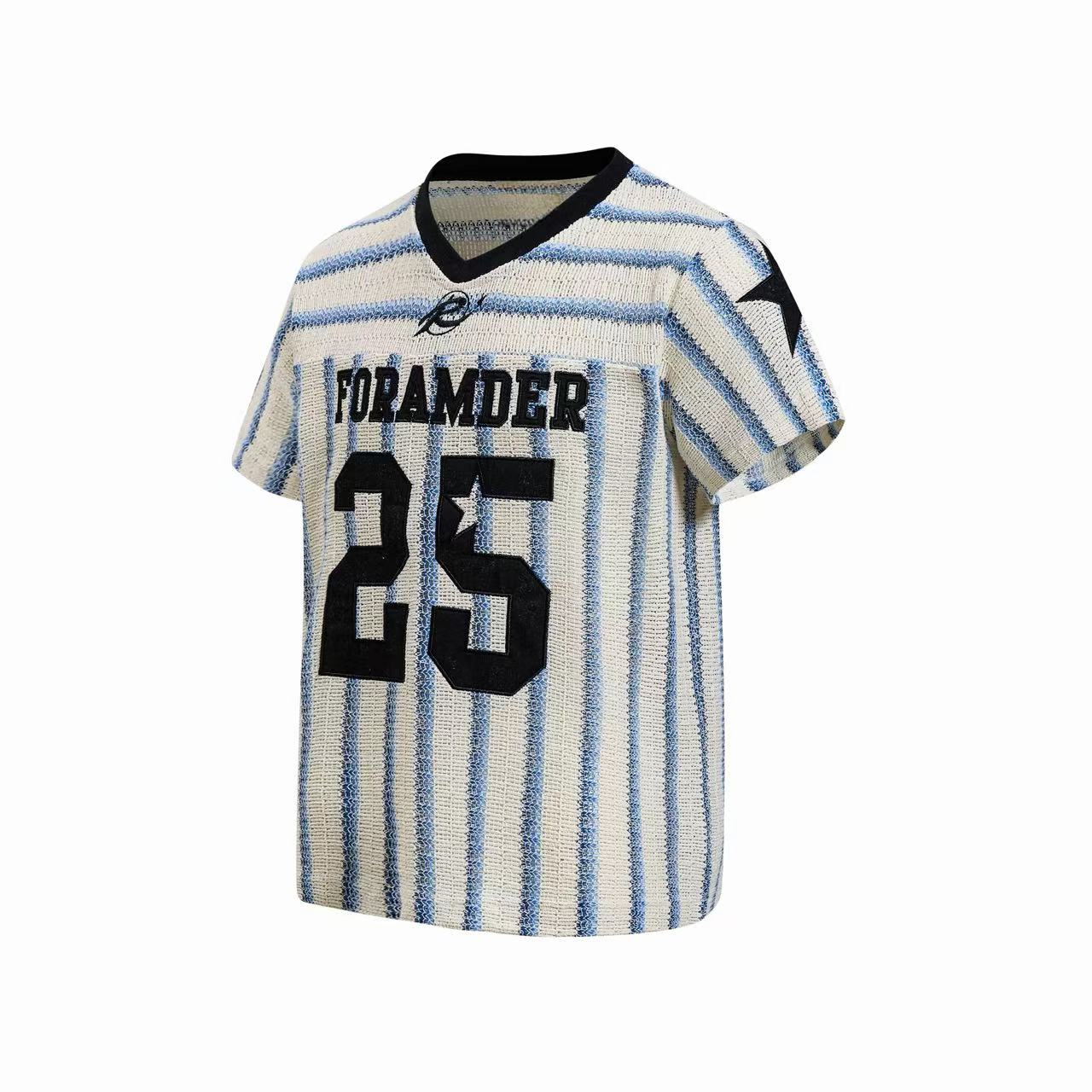 CapCabin “Varsity Stripe Knit Tee”